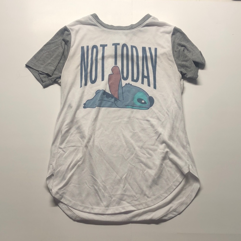 XS Disney Stitch Not Today T-Shirt